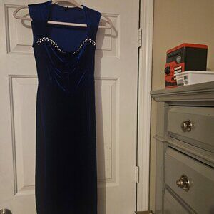 Royal blue dress